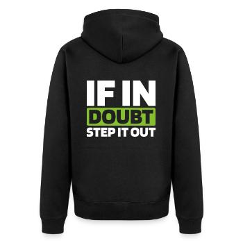 Danse Irlandaise Irischer Tanz - Veste à capuche bio Premium Unisexe - noir - Dos - Nico (187cm)