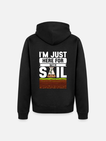 Bodenwissenschaftler Soil Science - Unisex Premium Organic Zip Hoodie - black