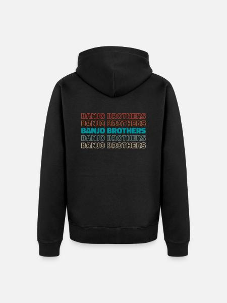 Banjo - Unisex Premium Organic Zip Hoodie - black