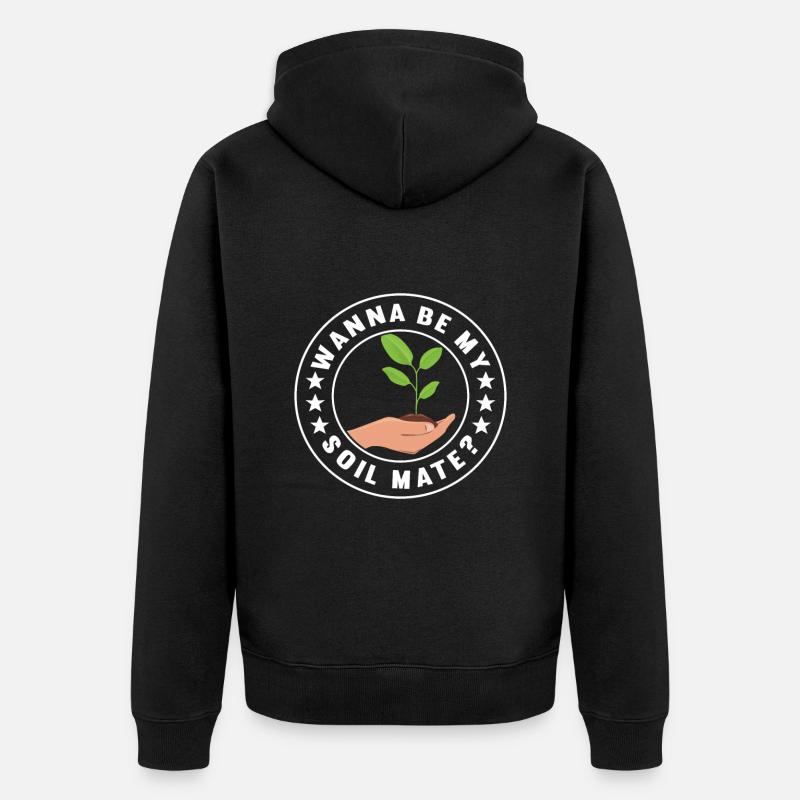Bodenwissenschaftler Science du sol - Veste à capuche bio Premium Unisexe - noir
