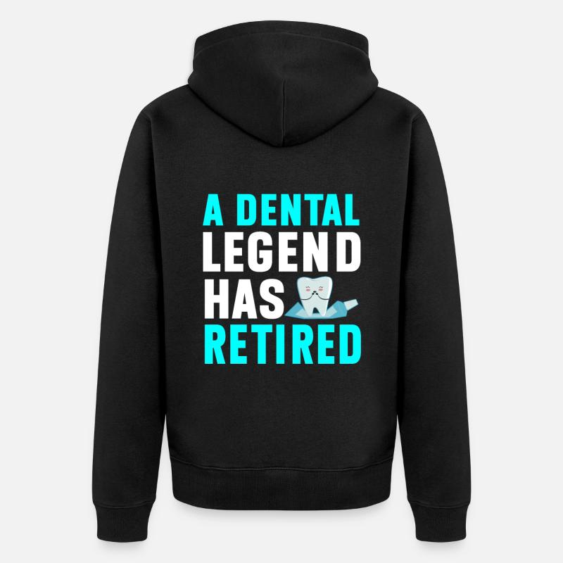 Dentiste - Veste à capuche bio Premium Unisexe - noir