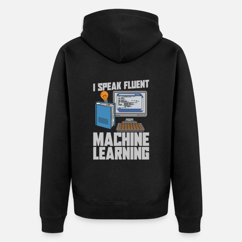 Data Science Data Analyst - Unisex Premium Bio Zip Hoodie - Schwarz
