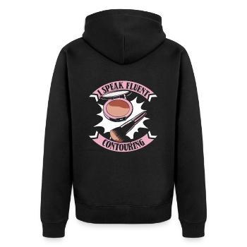 Esthéticien - Veste à capuche bio Premium Unisexe - noir - Dos - Nico (187cm)