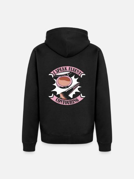 Kosmetikerin - Unisex Premium Bio Zip Hoodie - Schwarz