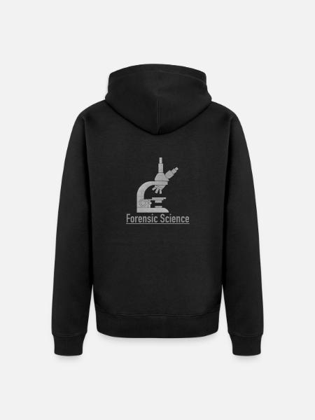 Forensics - Science - Unisex Premium Organic Zip Hoodie - black
