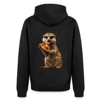 Suricate - Veste à capuche bio Premium Unisexe - noir - Dos - Nico (187cm)
