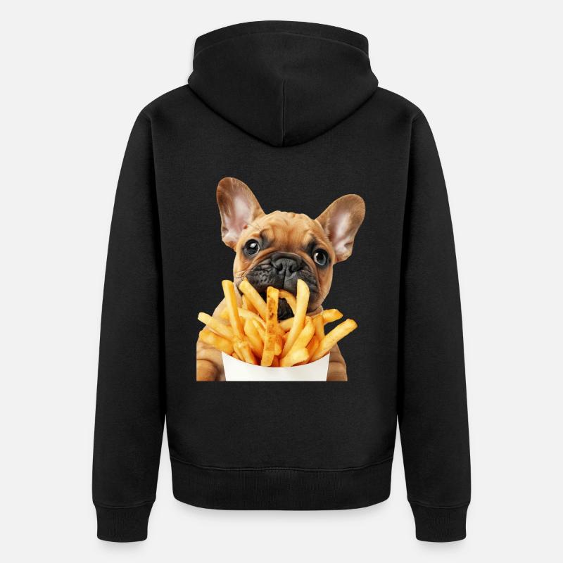 Chien - Veste à capuche bio Premium Unisexe - noir