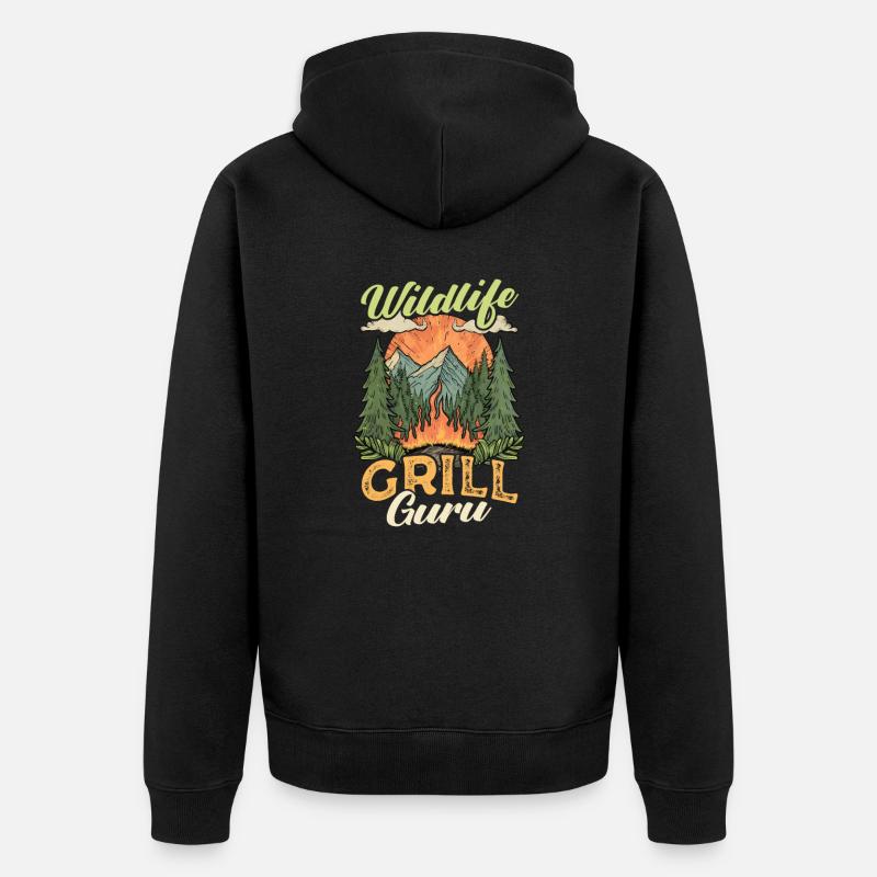 Camp Chef Wildfire Grill Guru - Veste à capuche bio Premium Unisexe - noir
