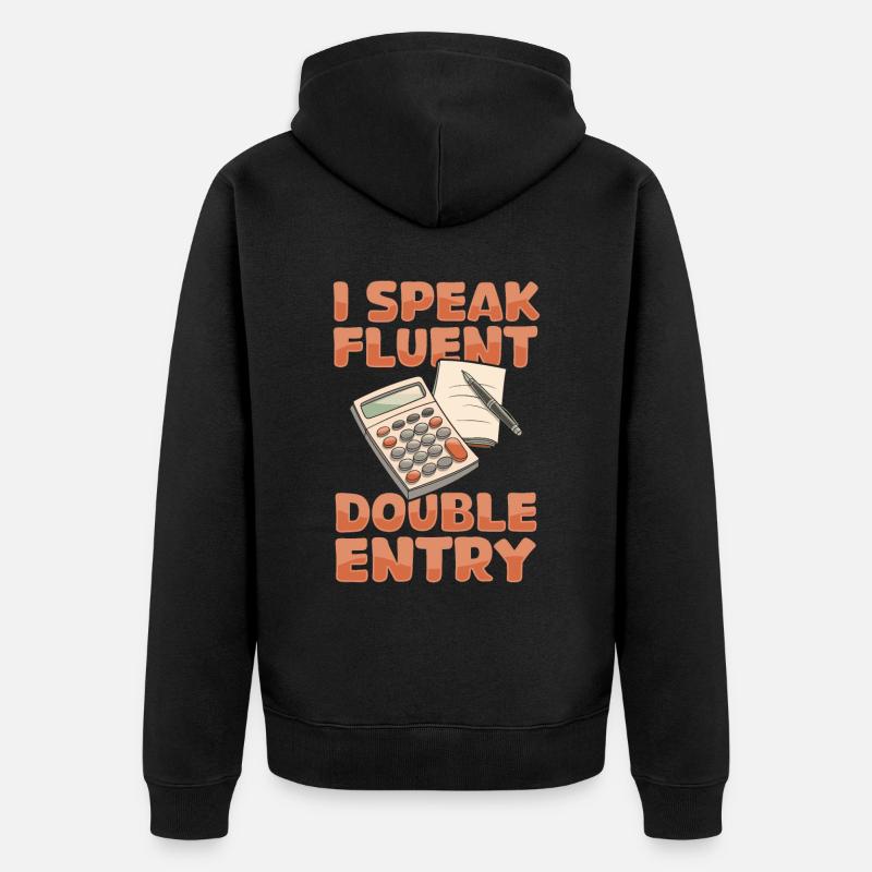 Comptable - Veste à capuche bio Premium Unisexe - noir