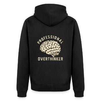 Réfléchisseur professionnel - Veste à capuche bio Premium Unisexe - noir - Dos - Nico (187cm)