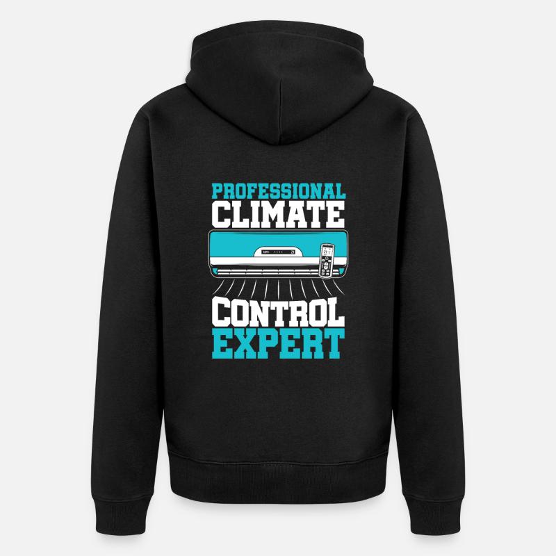 Technicien CVC - Veste à capuche bio Premium Unisexe - noir