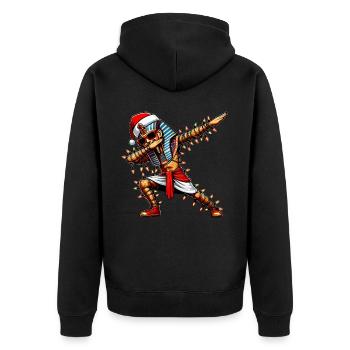Dabbing Pharaon Roi Tut Lunettes de soleil Cute Weihnac - Veste à capuche bio Premium Unisexe - noir - Dos - Nico (187cm)