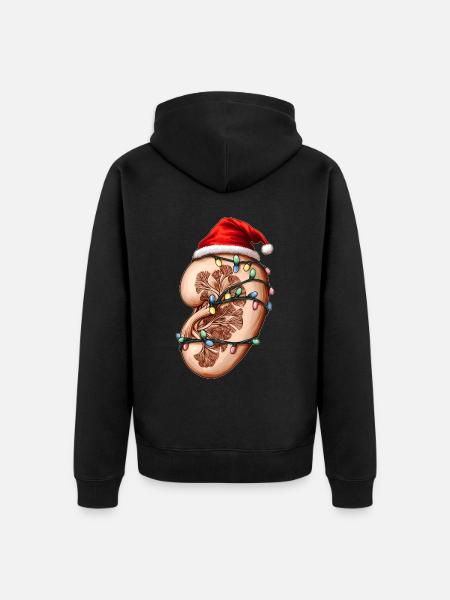 Dialysis Technician Dialysis Technician Lung - Unisex Premium Organic Zip Hoodie - black