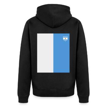 Argentine Cadeau Argentine Drapeau argentin - Veste à capuche bio Premium Unisexe - noir - Dos - Nico (187cm)