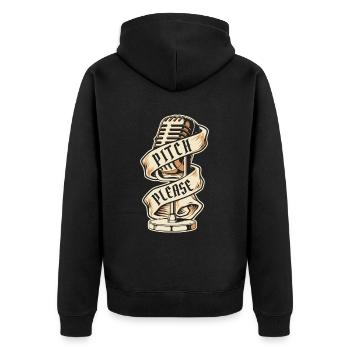 Pitch Please Opéra House Chanteur Ténor Chanteur - Veste à capuche bio Premium Unisexe - noir - Dos - Nico (187cm)