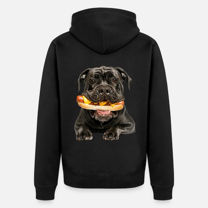 Cane corso - Veste à capuche bio Premium Unisexe - noir