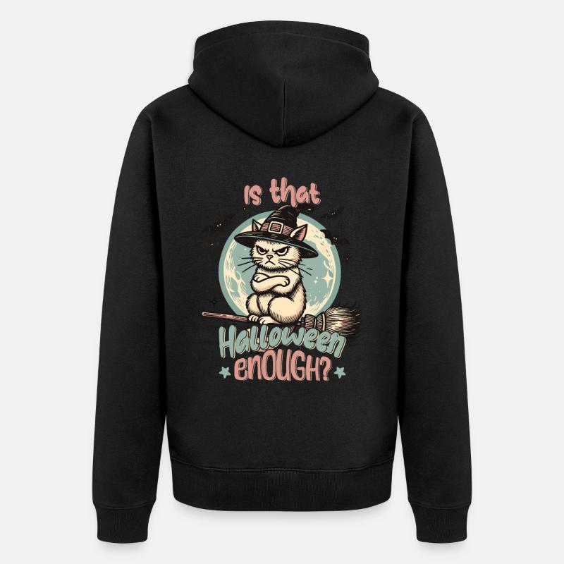 Halloween vous suffit-il ? - Veste à capuche bio Premium Unisexe - noir