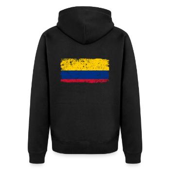 Colombie Colombie Medellín Vacances Bogota Cali - Veste à capuche bio Premium Unisexe - noir - Dos - Nico (187cm)