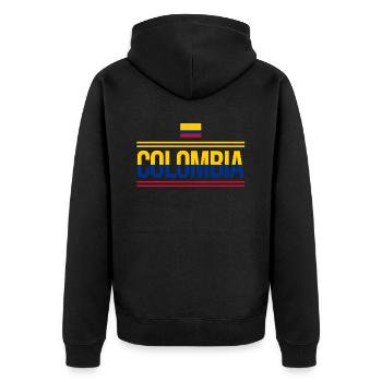Colombie Colombie Medellín Vacances Bogota Cali - Veste à capuche bio Premium Unisexe - noir - Dos - Nico (187cm)
