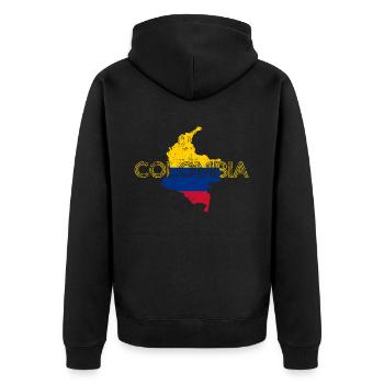 Colombie Colombie Medellín Vacances Bogota Cali - Veste à capuche bio Premium Unisexe - noir - Dos - Nico (187cm)