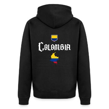 Colombie Colombie Medellín Vacances Bogota Cali - Veste à capuche bio Premium Unisexe - noir - Dos - Nico (187cm)