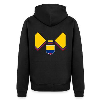 Colombie Colombie Medellín Vacances Bogota Cali - Veste à capuche bio Premium Unisexe - noir - Dos - Nico (187cm)
