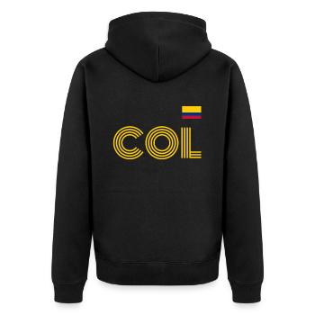 Colombie Colombie Medellín Vacances Bogota Cali - Veste à capuche bio Premium Unisexe - noir - Dos - Nico (187cm)