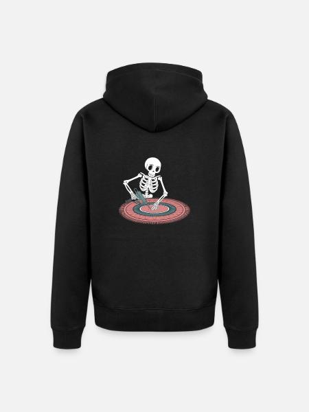 Diy-teppich Lustiger Teppich Tufting - Unisex Premium Bio Zip Hoodie - Schwarz