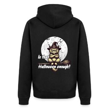 L’Halloween est-il suffisant pour le chat - Veste à capuche bio Premium Unisexe - noir - Dos - Nico (187cm)