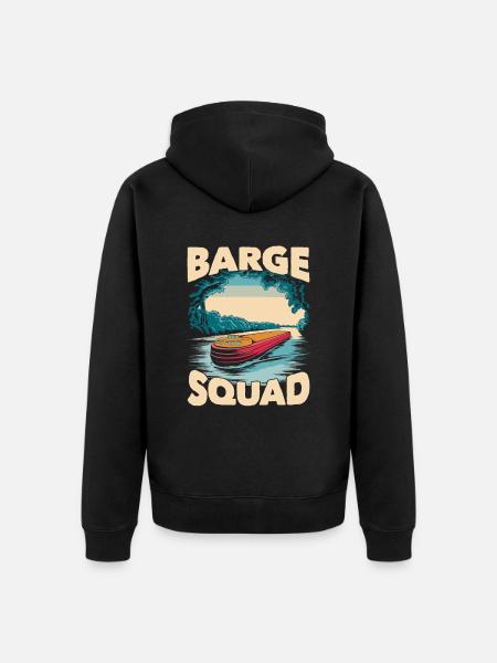 Binnenschiffer Kader - Unisex Premium Bio Zip Hoodie - Schwarz