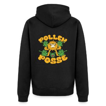 Équipe d’allergologues - Veste à capuche bio Premium Unisexe - noir - Dos - Nico (187cm)