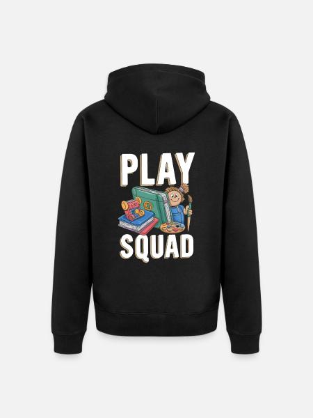 Childcare Squad - Unisex Premium Organic Zip Hoodie - black