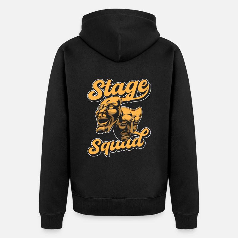 Équipe d’acteurs - Veste à capuche bio Premium Unisexe - noir