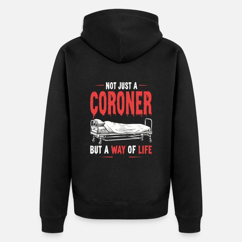 Coroner - Veste à capuche bio Premium Unisexe - noir
