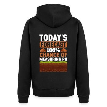 Bodenwissenschaftler Science du sol - Veste à capuche bio Premium Unisexe - noir - Dos - Nico (187cm)