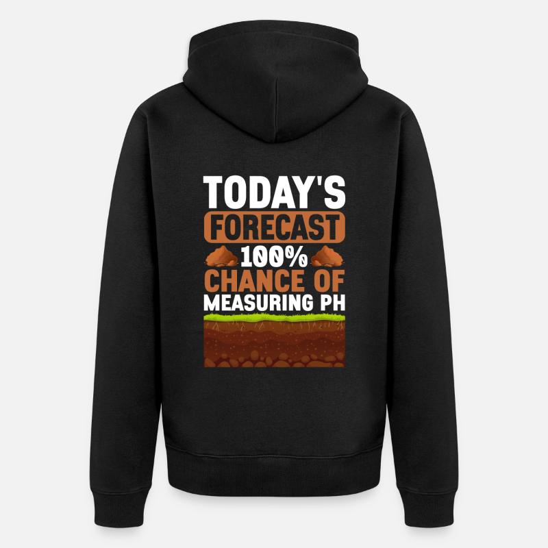 Bodenwissenschaftler Science du sol - Veste à capuche bio Premium Unisexe - noir
