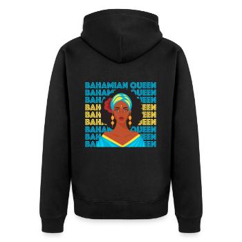 Bahamas Île des Caraïbes Cadeau d’été de l’Atlantique - Veste à capuche bio Premium Unisexe - noir - Dos - Nico (187cm)