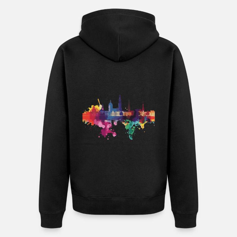 Roermond - Veste à capuche bio Premium Unisexe - noir