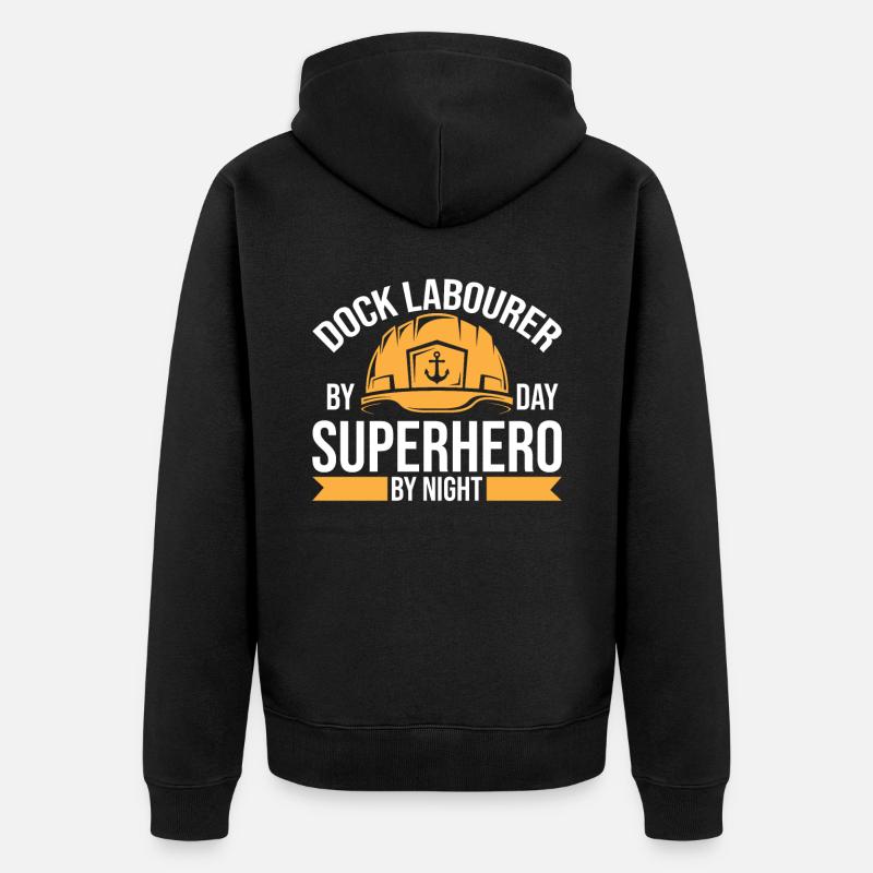 Docker - Veste à capuche bio Premium Unisexe - noir