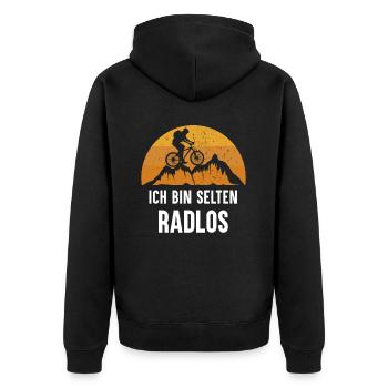 Vélo Disant VTT Vélo de route E-Bike - Veste à capuche bio Premium Unisexe - noir - Dos - Nico (187cm)