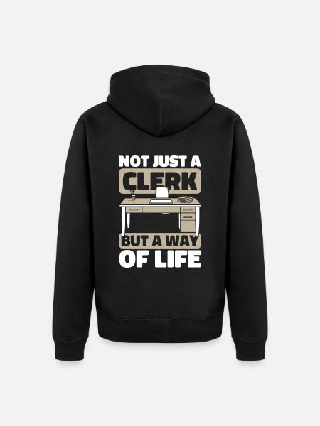 Specialist - Unisex Premium Organic Zip Hoodie - black