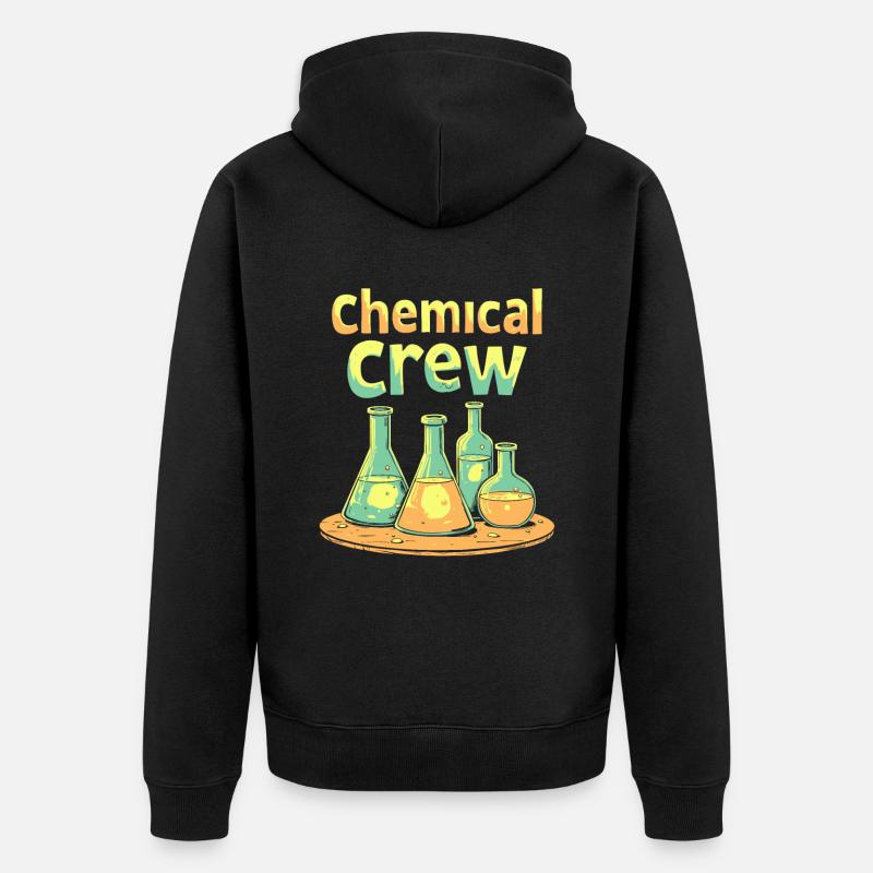 Équipe d’ingénieurs chimistes - Veste à capuche bio Premium Unisexe - noir