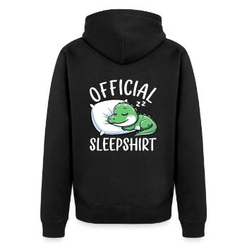Officiel Sleeping House Alligator Lovers - Veste à capuche bio Premium Unisexe - noir - Dos - Nico (187cm)