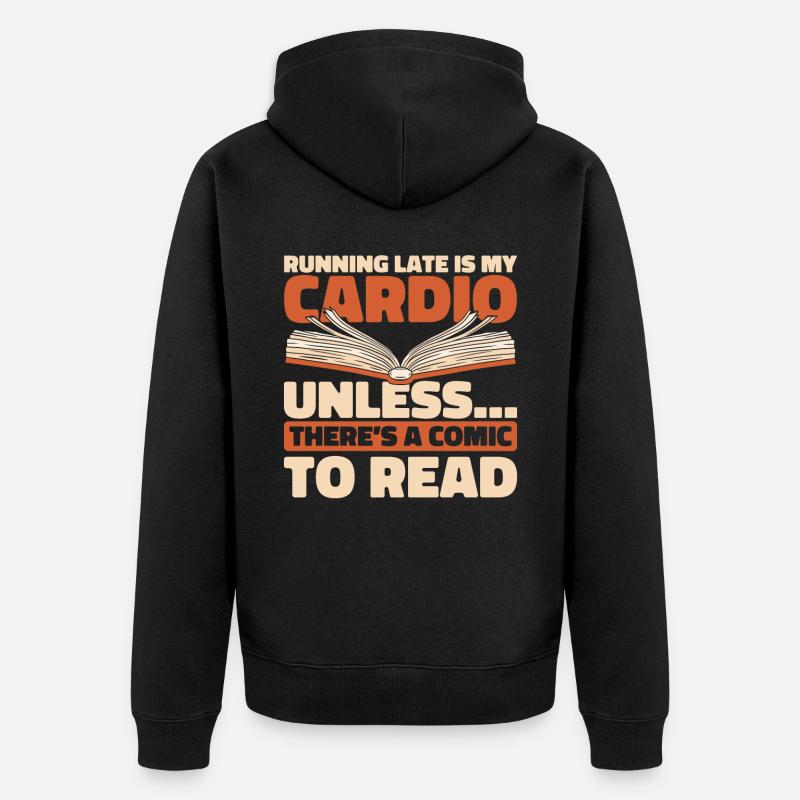 Bande dessinée - Veste à capuche bio Premium Unisexe - noir