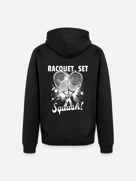 Racquetball Legend Men - Unisex Premium Organic Zip Hoodie - black