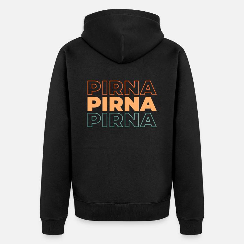Ville allemande de Pirna, Saxe - Veste à capuche bio Premium Unisexe - noir