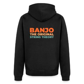 Banjo - Veste à capuche bio Premium Unisexe - noir - Dos - Nico (187cm)
