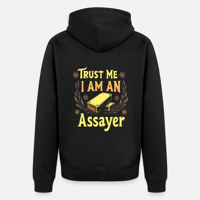 Examinateur - Veste à capuche bio Premium Unisexe - noir