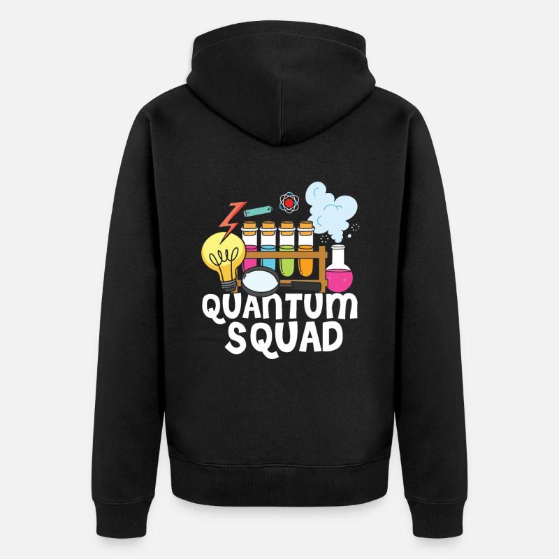 Physics Physique Squad - Veste à capuche bio Premium Unisexe - noir