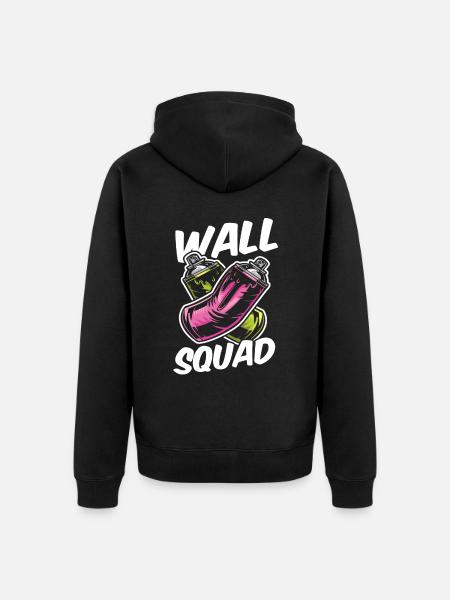 Muralist Squad - Unisex Premium Organic Zip Hoodie - black
